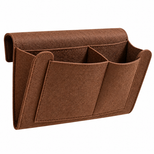 ✨ Space-Saving | Felt Bedside Organizer | Smart Storage Solution for Modern Homes