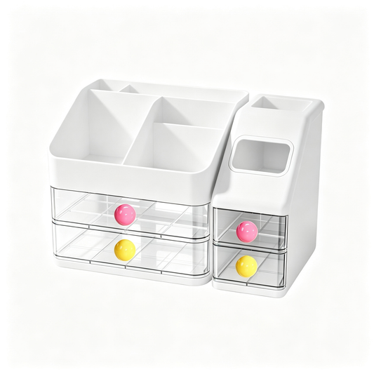 ✨ Beauty Storage | Acrylic Desktop Organizer | Elegant Makeup Display for Modern Vanities