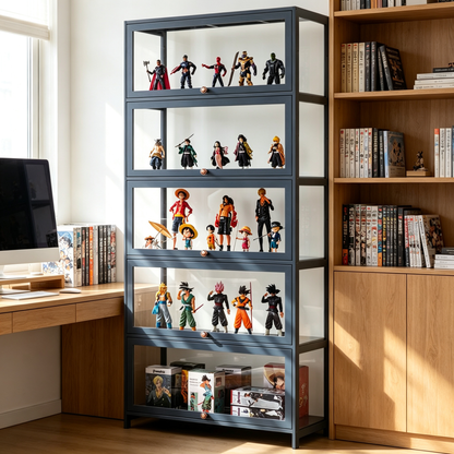 🧸 Toy Storage | Acrylic Display Cabinet | Modern Organizer for Kids’ Collections