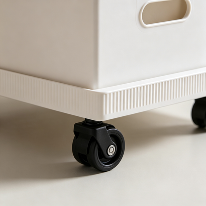 🏠 Home Storage | Plastic Rolling Organizer | Modern Space-Saving Cart for Every Room