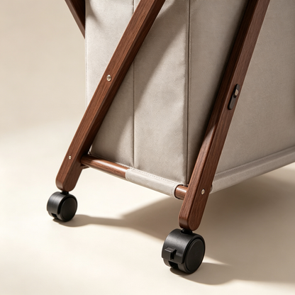 🧺 Home Storage | Cotton Fabric Organizer | Stylish Laundry Solution for Modern Bedrooms