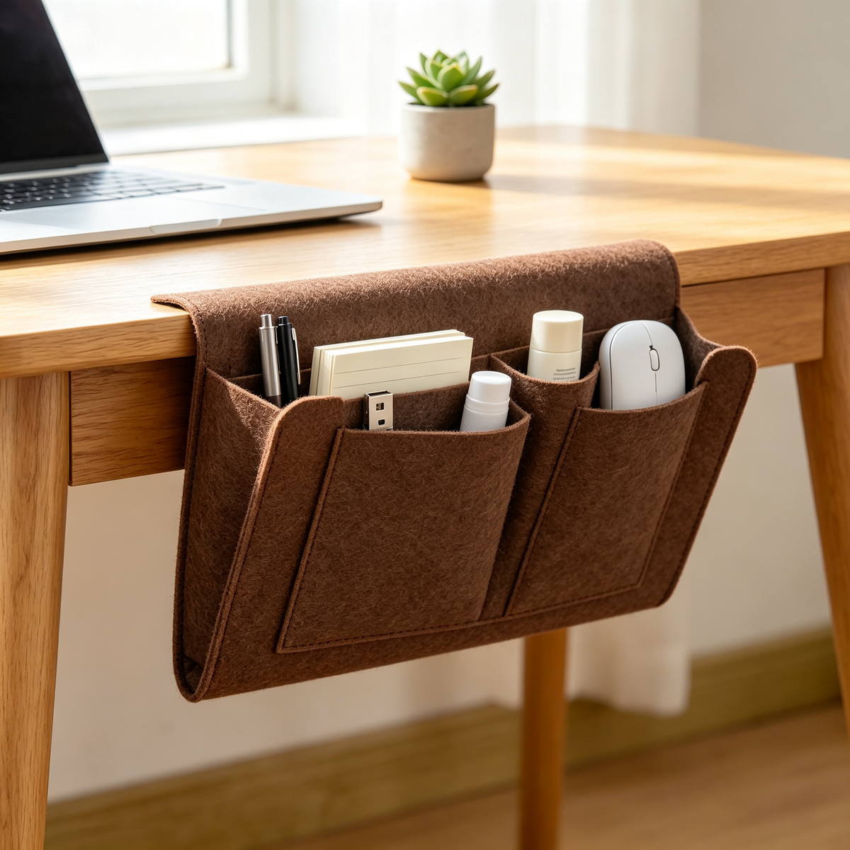 ✨ Space-Saving | Felt Bedside Organizer | Smart Storage Solution for Modern Homes