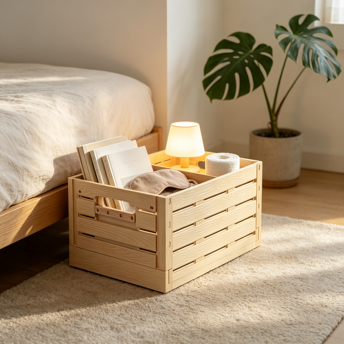 🌿 Home Storage | Wood Grain Organizer | Rustic Space-Saving Décor for Every Room