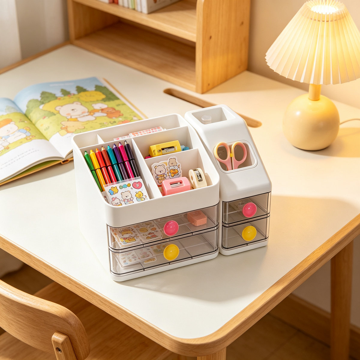 ✨ Beauty Storage | Acrylic Desktop Organizer | Elegant Makeup Display for Modern Vanities