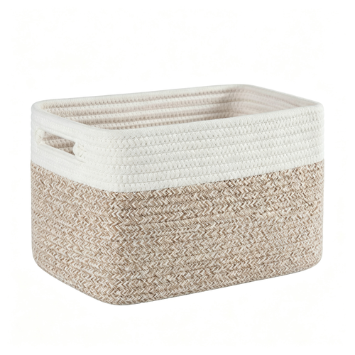 🧺 Home-Ready | Cotton Rope Woven Texture | Minimalist Laundry Storage
