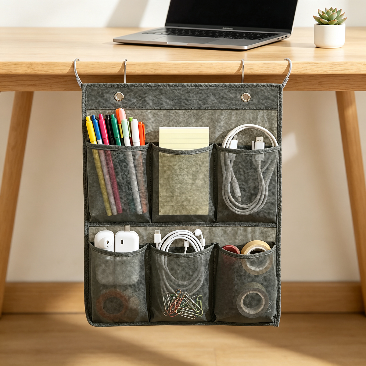 🏠 Home Storage | Fabric Hanging Organizer | Space-Saving Wall Storage for Modern Homes
