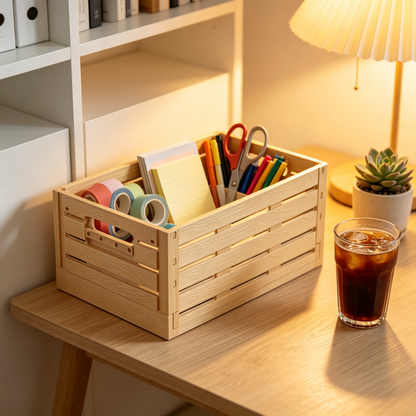 🌿 Home Storage | Wood Grain Organizer | Rustic Space-Saving Décor for Every Room