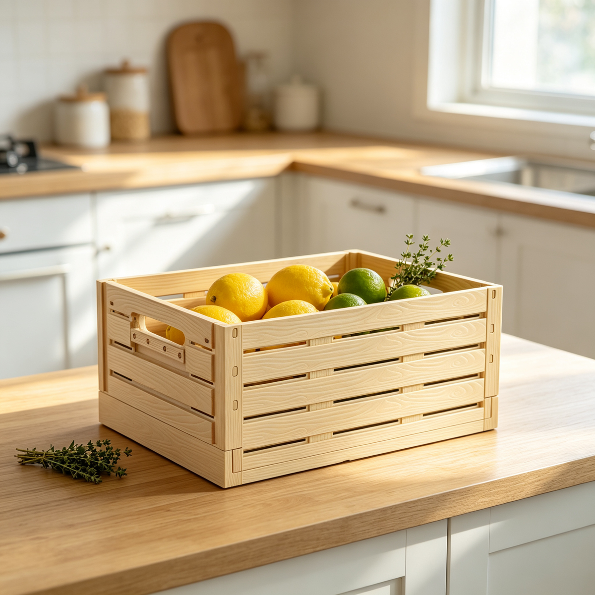 🌿 Home Storage | Wood Grain Organizer | Rustic Space-Saving Décor for Every Room