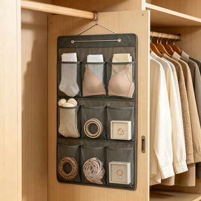 🏠 Home Storage | Fabric Hanging Organizer | Space-Saving Wall Storage for Modern Homes