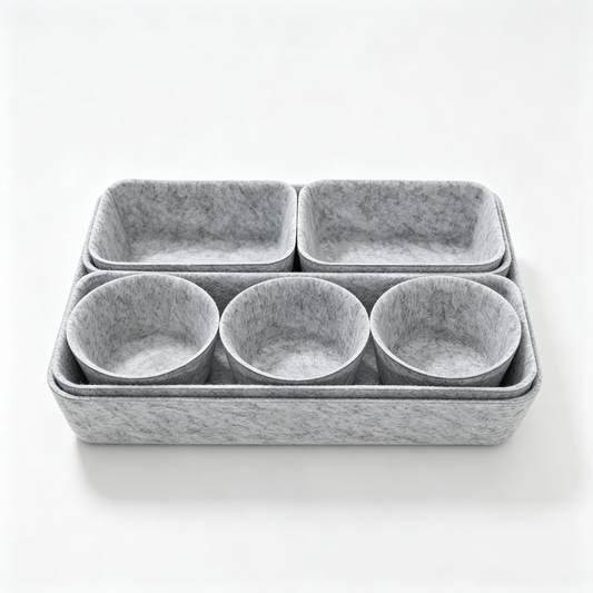 ✨ Home Storage | Felt Organizer Tray | Minimalist Desktop Storage for Everyday Spaces