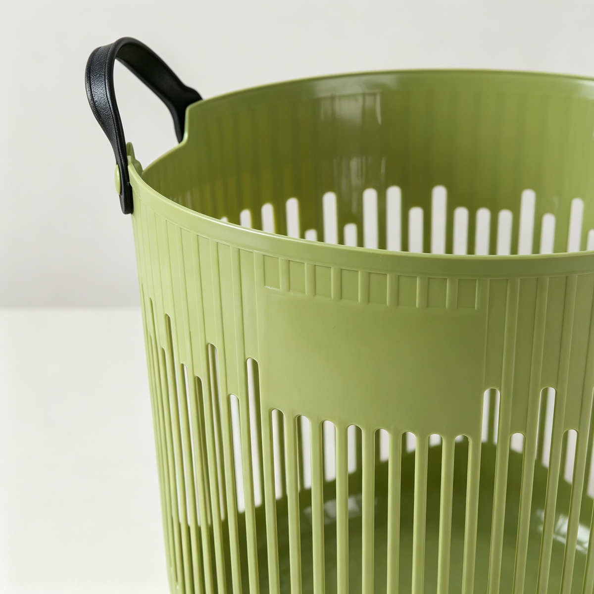 🧺 Home Essential | Plastic Laundry Basket | Ventilated Storage Solution for Modern Homes