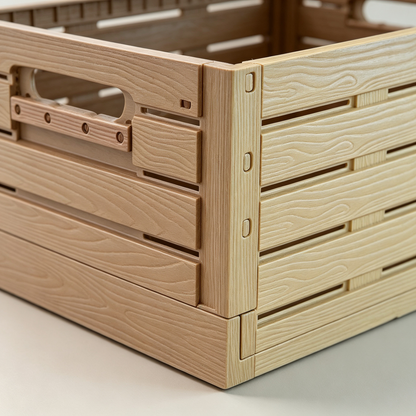 🌿 Home Storage | Wood Grain Organizer | Rustic Space-Saving Décor for Every Room