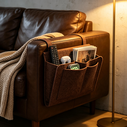 ✨ Space-Saving | Felt Bedside Organizer | Smart Storage Solution for Modern Homes