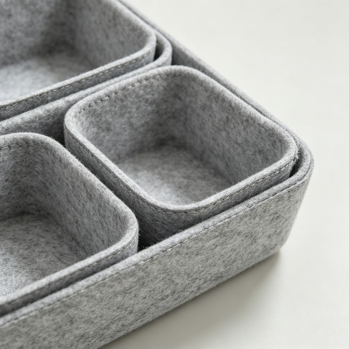 ✨ Home Storage | Felt Organizer Tray | Minimalist Desktop Storage for Everyday Spaces