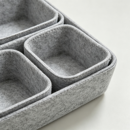 ✨ Home Storage | Felt Organizer Tray | Minimalist Desktop Storage for Everyday Spaces